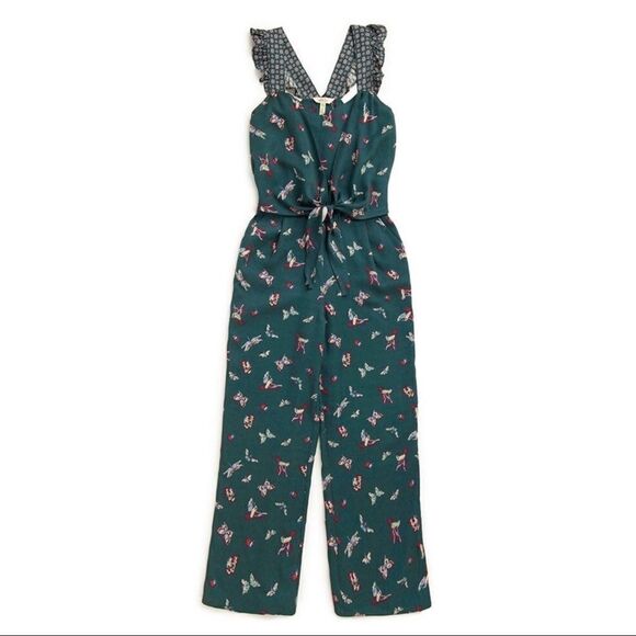 Matilda Jane Evergreen Dream Jumpsuit Size Small C26 - Picture 6 of 9